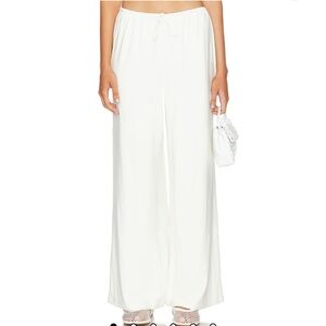 Elegant White High-Waisted Pants